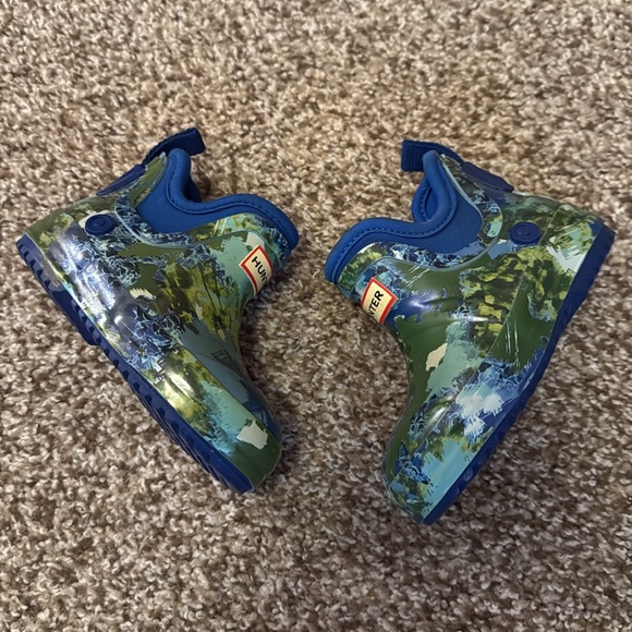Hunter for Target Size 6 boots in blue/green - Picture 3 of 4